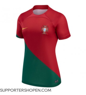 Portugal Hemma Matchtröja Dam VM 2022 Kortärmad